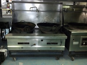 Commercial Dual Hole Wok