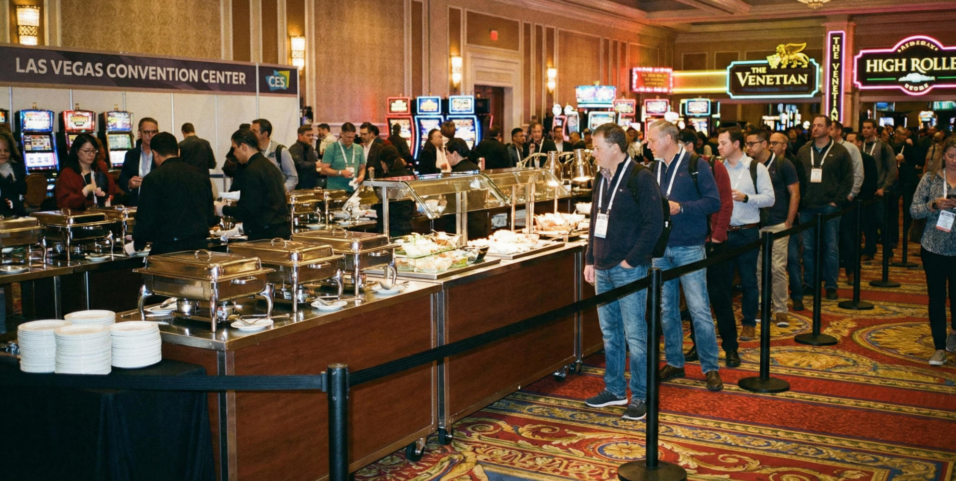 Front of House - Catering Buffet Stanchion Rentals